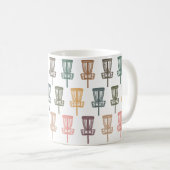 Mug Cadeau d'art de boisson pour amateur de disc golf (Devant droit)