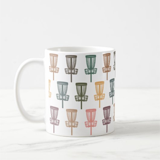 Mug Cadeau d'art de boisson pour amateur de disc golf (Gauche)