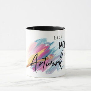 Mug Cadeau d'art de pleine conscience créative pour lu