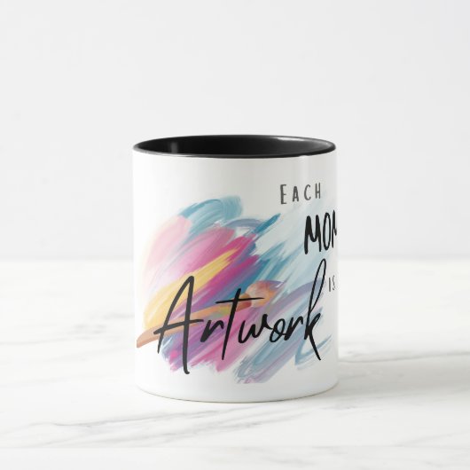 Mug Cadeau d'art de pleine conscience créative pour lu (Centre)
