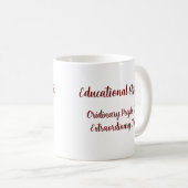 Mug Cadeau d'assistant pédagogique (Devant droit)