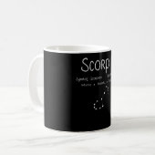 Mug Cadeau d'astrologie de constellation du signe du z (Devant gauche)