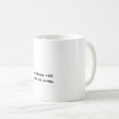Mug Cadeau d'astrologie esthétique Définition Scorpion (Devant droit)