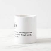 Mug Cadeau d'astrologie esthétique Définition Scorpion (Centre)