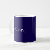 Mug Cadeau d'auteur fier écrivain créatif (Devant gauche)