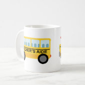 Mug Cadeau d'autobus scolaire d'aide de professeurs (Devant gauche)