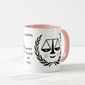 Mug Cadeau d'avocat personnalisé (Devant droit)