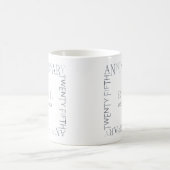Mug Cadeau de 25e anniversaire de mariage (Centre)