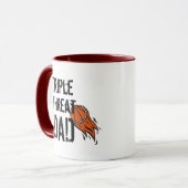 Mug Cadeau De Basket Triple Menace Pour Le Père Louveu (Devant gauche)