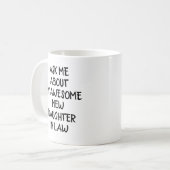 Mug Cadeau de beau-père, cadeau de mariage pour papa,  (Devant gauche)