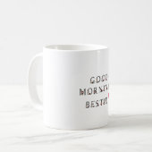 Mug cadeau de bestie bonjour à mon meilleur ami (Devant gauche)