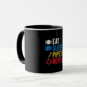 Mug Cadeau de biologie du laboratoire scientifique (Devant gauche)