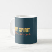 Mug Cadeau de Bureau Citation Motivation Esprit d'Équi (Devant gauche)