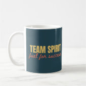 Mug Cadeau de Bureau Citation Motivation Esprit d'Équi (Gauche)