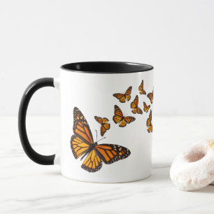 Mug Cadeau de bureau de thé de café de papillon de