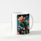 Mug Cadeau de cactus nocturne (Devant droit)
