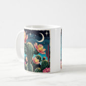 Mug Cadeau de cactus nocturne (Devant gauche)