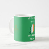 Mug Cadeau de café Mariage irlandais (Devant gauche)
