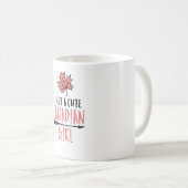 Mug Cadeau de Canadian Girl Canada (Devant droit)