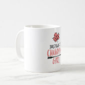 Mug Cadeau de Canadian Girl Canada (Devant gauche)