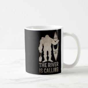 Mug Cadeau de canoë de camping Sasquatch en kayak de r