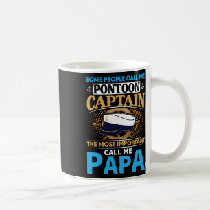 Mug Cadeau de capitaine de bateau ponton pour grand-pè
