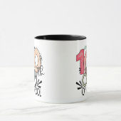 Mug cadeau de célébration des 100 jours d'école (Centre)