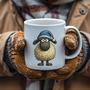 Mug Cadeau de chapeau de Noël mouton fantaisiste migno