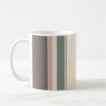 Cadeau de Chauffage Minimaliste à Rayures Pastel