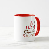 Mug Cadeau de chocolat chaud de Noël (Devant droit)