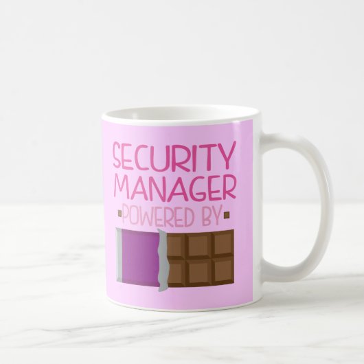 Mug Cadeau de chocolat de directeur de la sécurité (Droite)