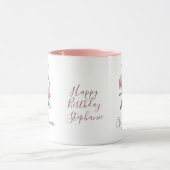 Mug Cadeau de chrysanthème, fleur du mois de naissance (Centre)