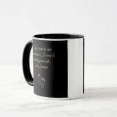 Mug Cadeau de citation d'amour lent pour couples (Devant gauche)