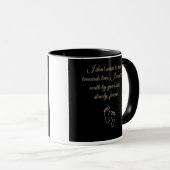 Mug Cadeau de citation d'amour lent pour couples (Devant droit)
