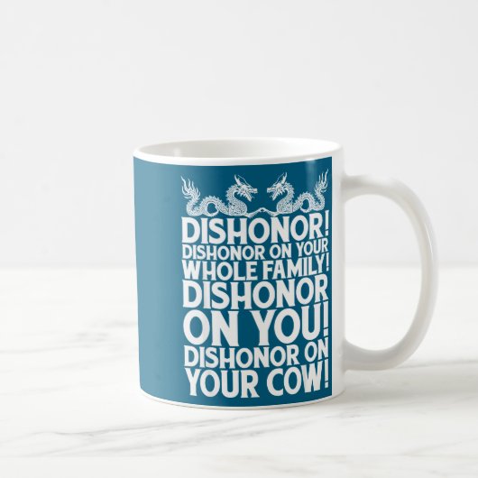 Mug Cadeau de citations sarcastiques drôles, déshonneu (Droite)