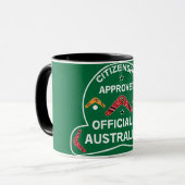 Mug Cadeau de citoyenneté australienne | Citoyenneté a (Devant gauche)