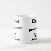 Mug Cadeau de clarinette (Centre)