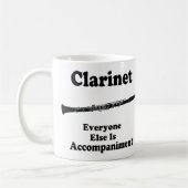 Mug Cadeau de clarinette (Gauche)