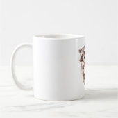Mug Cadeau de cœurs de raton laveur (Gauche)