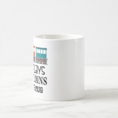 Mug Cadeau de collecte de trains du modèle de mécanici (Centre)