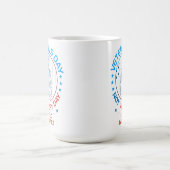 Mug Cadeau de conception de badge de fierté de service (Centre)