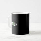 Mug Cadeau de conception de guerrier de point-virgule (Devant gauche)