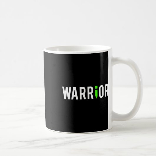 Mug Cadeau de conception de guerrier de point-virgule (Droite)