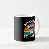 Mug Cadeau de conception de koala drôle et mignon Koal (Devant droit)
