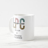 Mug Cadeau de conseiller professionnel autorisé LPC pe (Devant gauche)