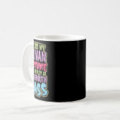 Mug Cadeau de costume humain de design de pêche Byss à (Devant gauche)