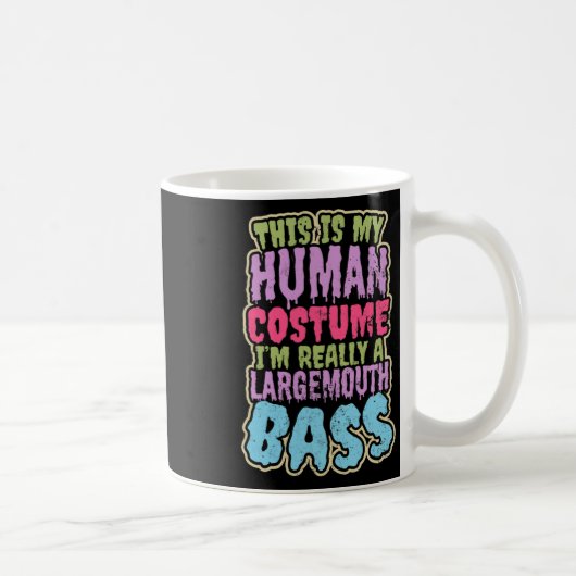 Mug Cadeau de costume humain de design de pêche Byss à (Droite)