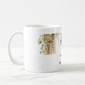 Mug Cadeau de Couple Mariés Fleuris (Gauche)
