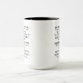 Mug Cadeau de courriel d'entreprise, Bureau sarcastiqu (Centre)