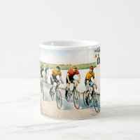 Mug cadeau de course cycliste vintage